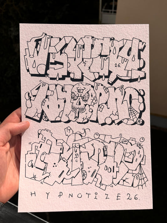 Hypno Sketch DIN A4 (Limitiert auf 50 Stück)